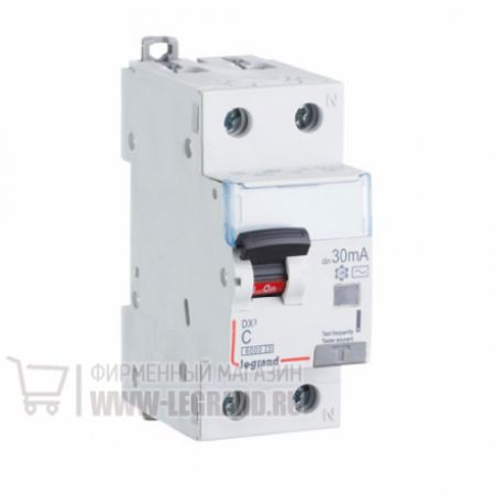 (411500) DX³ Диференційне Реле 2П 16A 10mA -AC, Legrand