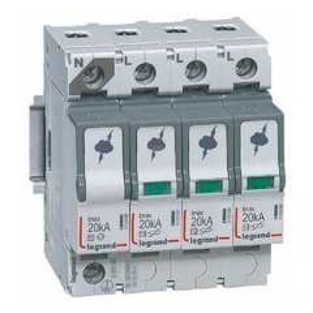(412225) ПЗІП Т2 3П+Н 20кА, Legrand