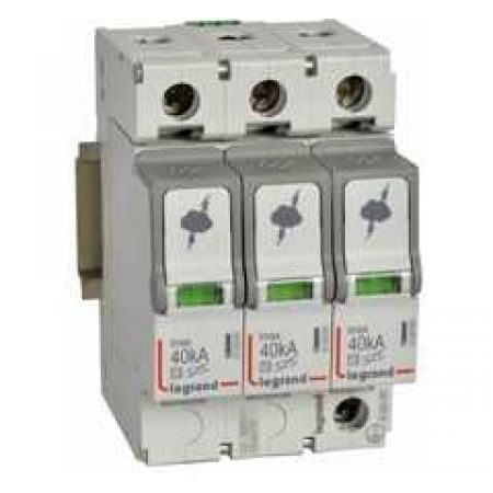 (412232) ПЗІП Т2 3п 40кА сигн. контакт, Legrand