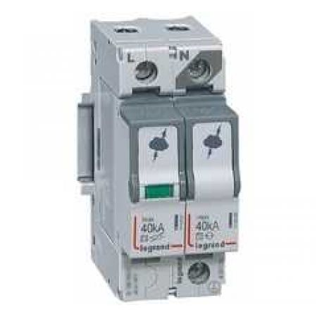 (412246) ПЗІП Т2 1П+Н 40кА, Legrand