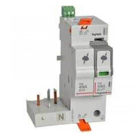 (412266) Блок ПЗІП Т2 1П+Н 40кА сигн. к, Legrand