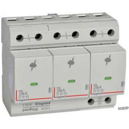 (412282) ПЗІП Т1 3п 25кА сигн. контакт, Legrand