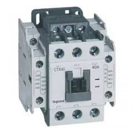 (416130) CTX³ 40 Контактор 3-полюсний 40A 2НВ2НЗ 24В AC гвинтовий зажим, Legrand