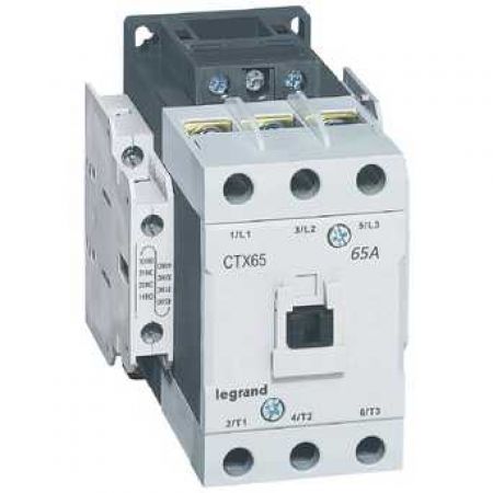 (416168) CTX³ 65 Контактор 3-полюсний 65A 2НВ2НЗ 380В AC гвинтовий зажим, Legrand