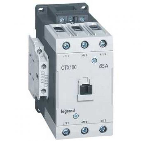 (416201) CTX³ 100 Контактор 3-полюсний 85A 2НВ2НЗ 24В DC гвинтовий зажим, Legrand