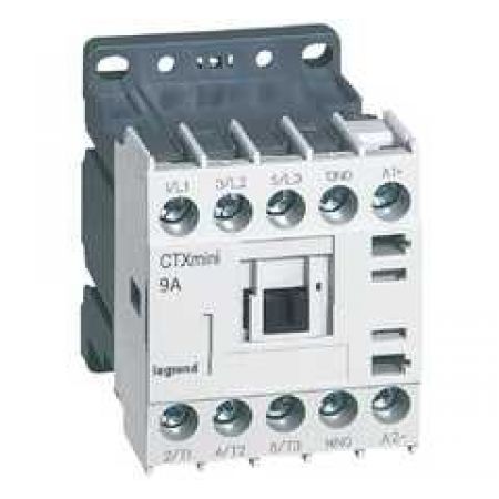 (417021) CTX³ mini Контактор 3-полюсний 9A 1НВ 24В DC, Legrand