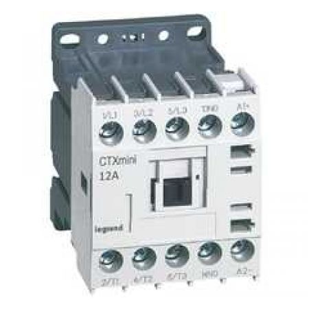(417041) CTX³ mini Контактор 3-полюсний 12A 1НВ 24В DC, Legrand