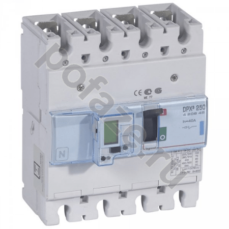 (420645) Автоматичний вимикач DPX³ 250 4п 40А 70кА, Legrand