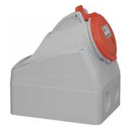 (555259) P17 Розетка накладна 32A 3К+Н+З 415В IP44 , Legrand