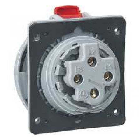 (555488) P17 Розетка панельна 32A 3К+З 415В IP67 , Legrand