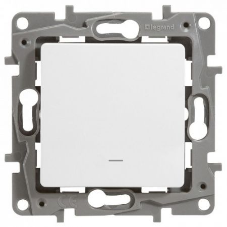 (672203) ETIKA Вимикач з підсвіткою Білий, Legrand