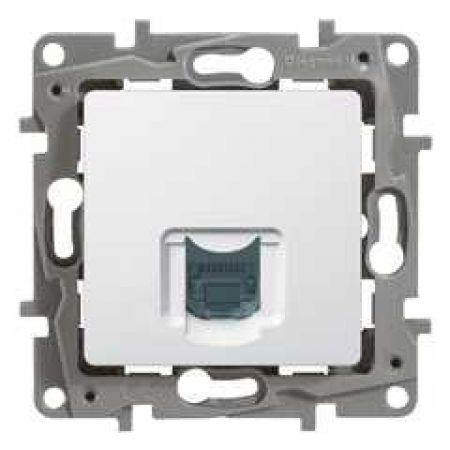 (672655) ETIKA Розетка 2хRJ45 Кат.5е UTP, колір Антрацит, Legrand