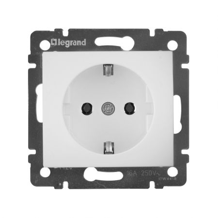 (694280) Valena Розетка 2К+З Білий, Legrand