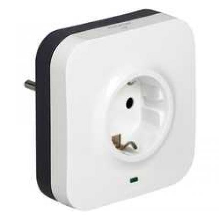 (694670) Розетка 2К+З та 2хRJ45 з ПЗІП, Legrand