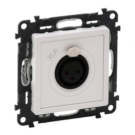 (753173) Valena LIFE Розетка XLR 3-полюсна, гніздо Білий, Legrand