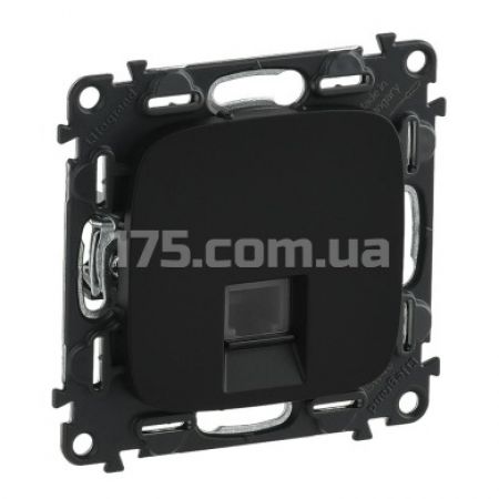 (753948) Valena ALLURE Розетка RJ11 Антрацит, Legrand