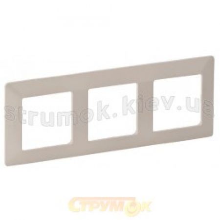 (754043) Valena LIFE Рамка 3 пости Слонова кістка, Legrand