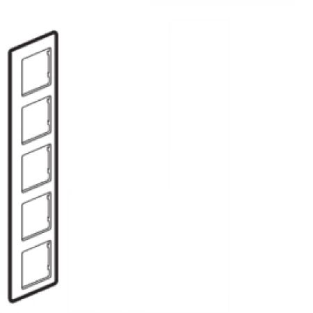 (754075) Valena LIFE Рамка 5 постів Теракота, Legrand