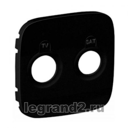 (754828) Valena ALLURE Лицьова панель розетки TV-SAT Антрацит, Legrand