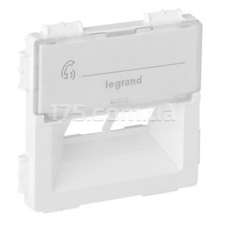 (755380) Valena LIFE Накладка для інформаційних розеток Rutenbeck подвійна Білий, Legrand