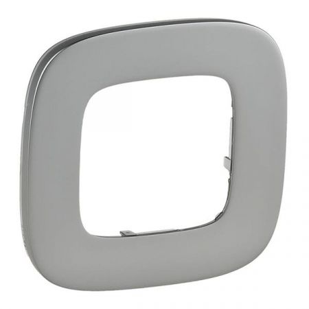 (755501) Valena ALLURE Рамка 1 пост Світла сталь, Legrand
