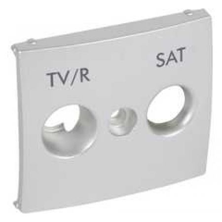 (770186) Накладка TV-FM-SaT алюм, Legrand