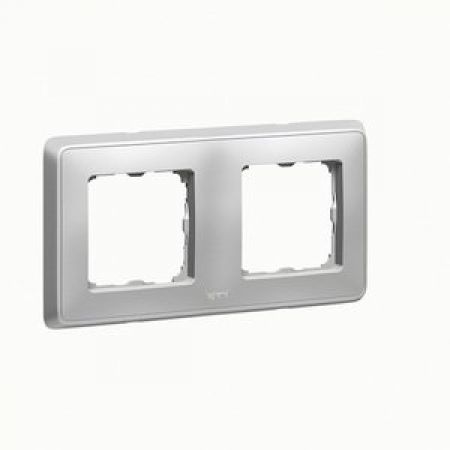 (773672) Cariva Рамка 2 Пости Алюміній, Legrand