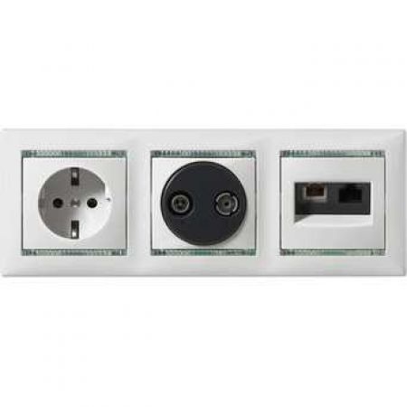 (774332) Valena Розетка TV-R зірка 1,5дБ Слонова кістка, Legrand