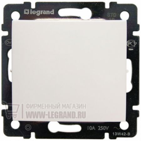 (774411) Valena Вимикач без фіксації 10А Білий, Legrand