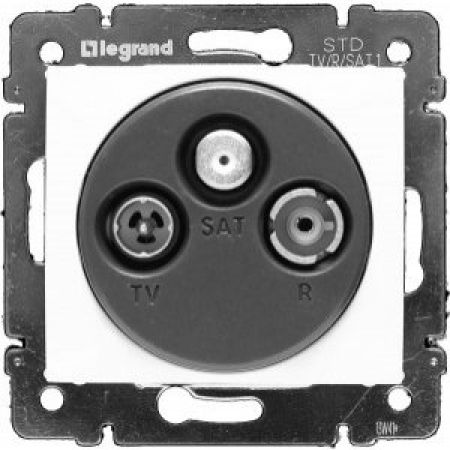 (774436) Valena Розетка TV-R-SAT кінцева 10дБ Білий, Legrand