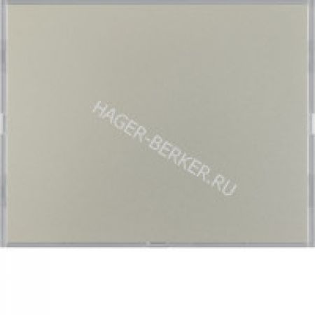 (80161773) Сенсорний вимикач 1-клавішний KNX-TP+EASY K.5 сталь, Hager