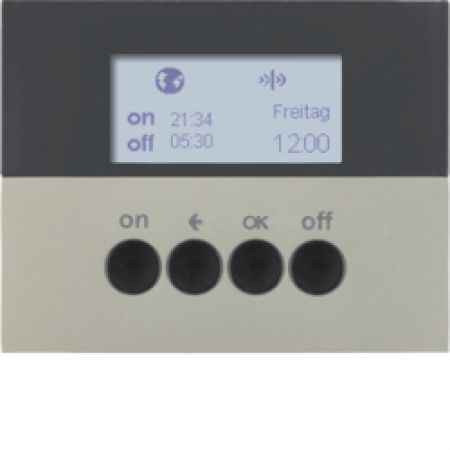 (85745273) Таймер для вставки вимикача KNX-quicklink сталевий лак, K.5, Hager