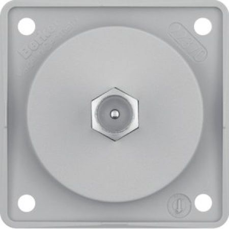 (945812506) Розетка TV (F-type), сіра, Integro, Hager