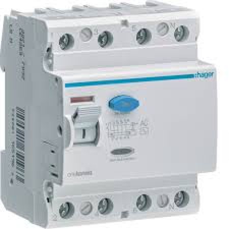 (CD485Z) ПЗВ 4P 100A 30mA AC, Hager
