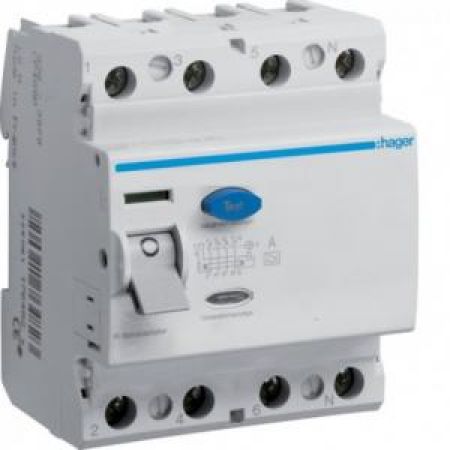 (CP480D) ПЗВ 4P 80A 300mA A S, Hager