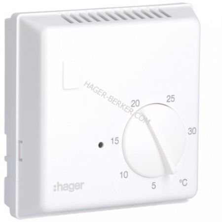 (EK004) Термостат цифровий, 230В/ 8А, контакт - перемикаємий , Hager