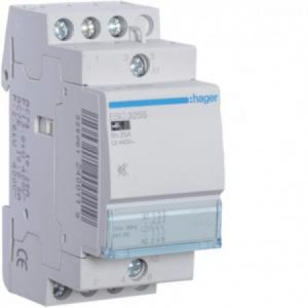 (ESC325S) Контактор безшумний 25A, 3НВ, 230В, Hager