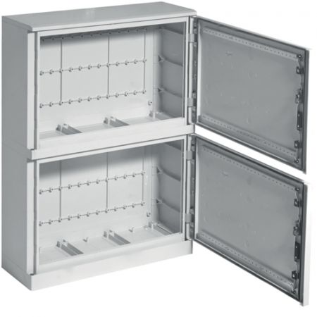 (FL350B) Шафа з поліестру двосекційна ORION Plus,IP65,непроз.двері,1150X850X300мм, Hager