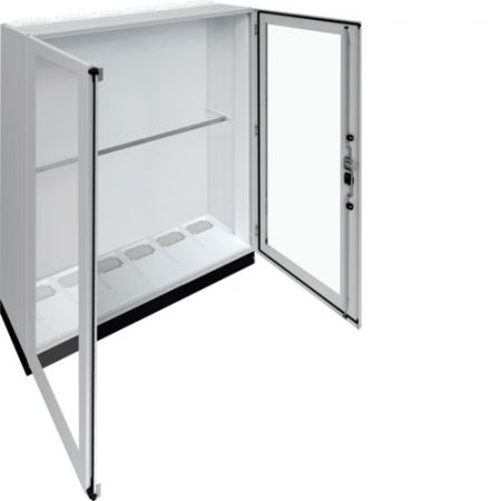 (FR26U1) Щит на підлогу Univers, проз.двері, IP55/II 1850x1550x400мм (+цоколь h=100мм), Hager