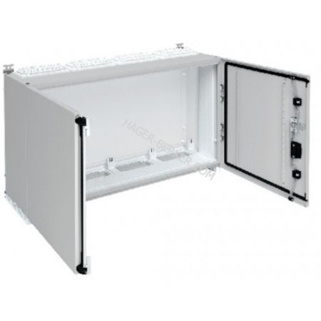 (FR34S) Щит Univers IP55/II 500x1050x275, сірий, 4 секції , Hager