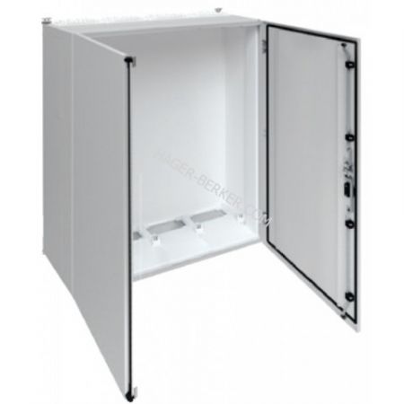 (FR94H) Щит Univers IP55/II 1400x1050x400, сірий, 4 секції , Hager
