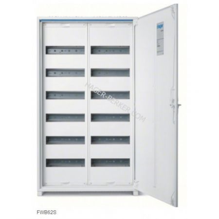(FWB62S) Щит Univers IP44/II 950x550x161мм 144мод.(2x72), Hager