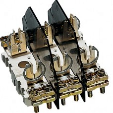 (L00) Тримач запобіжників NH00, 3x160А, на монтажну плиту, Hager