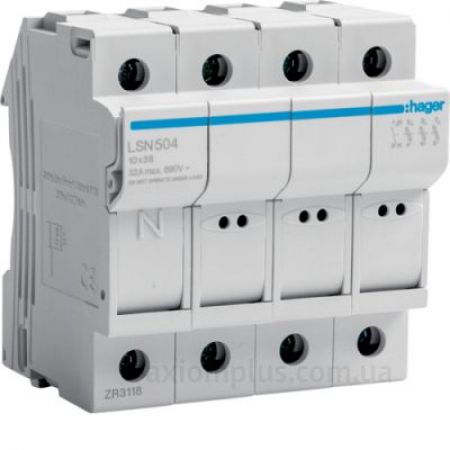 (LSN504) Роз'єднувач запобіжників L38 32A/690В 3P+N, Hager
