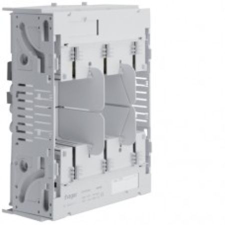 (LT252U) Тримач запобіжників NH2, 3x400А, на шину з шагом 40мм, Hager