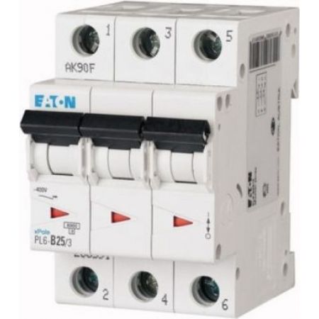 (286604) Авт вим 3п   32A PL6-C32/3 6kA EATON, Eaton