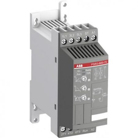 (1SFA896103R7000) PSR3-600-70 Пристрій плавного пуска, Ie=3,9A, Ue=208-600B,Us=100-240B, ABB