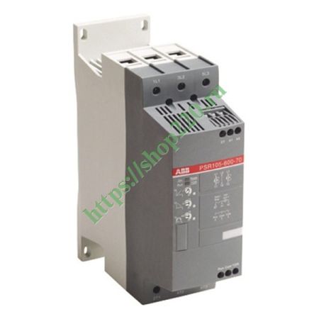 (1SFA896115R7000) PSR105-600-70 Пристрій плавного пуска, Ie=105A, Ue=208-600B,Us=100-240B, ABB