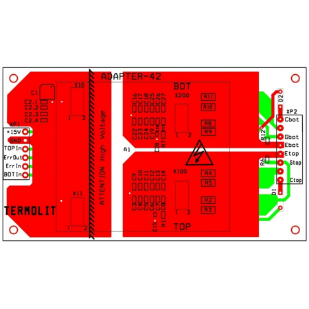 445 for M2AA200_IE2 Pt100 2-проводный в обмотках статора, 1 на фазу
