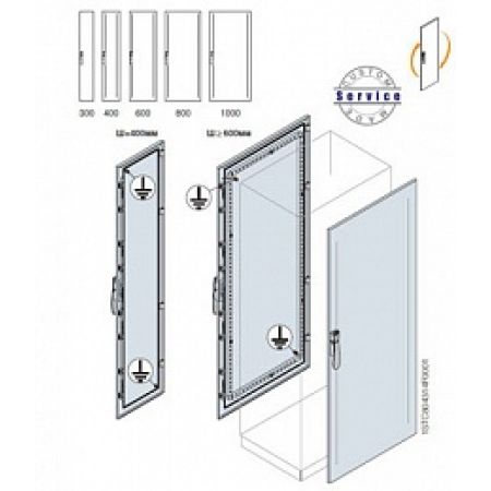 EC1840K Глухая дверь 1800x600 мм.(hxw)